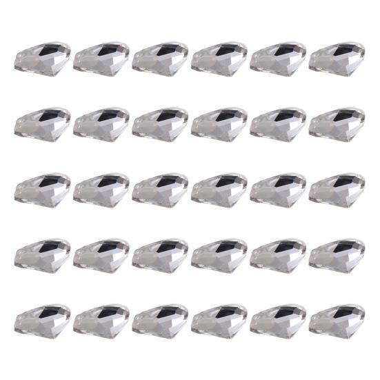 30 шт. искусственные хрустальные украшения для ногтей прозрачные изысканные капли воды персиковое сердце бабочка искусство стразы