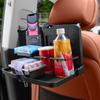Seat Back Eating Tray Folding Drink Table Car Seat Back Food Tray Auto Eating Organizer For Rear Passenger Road Trip Dining For