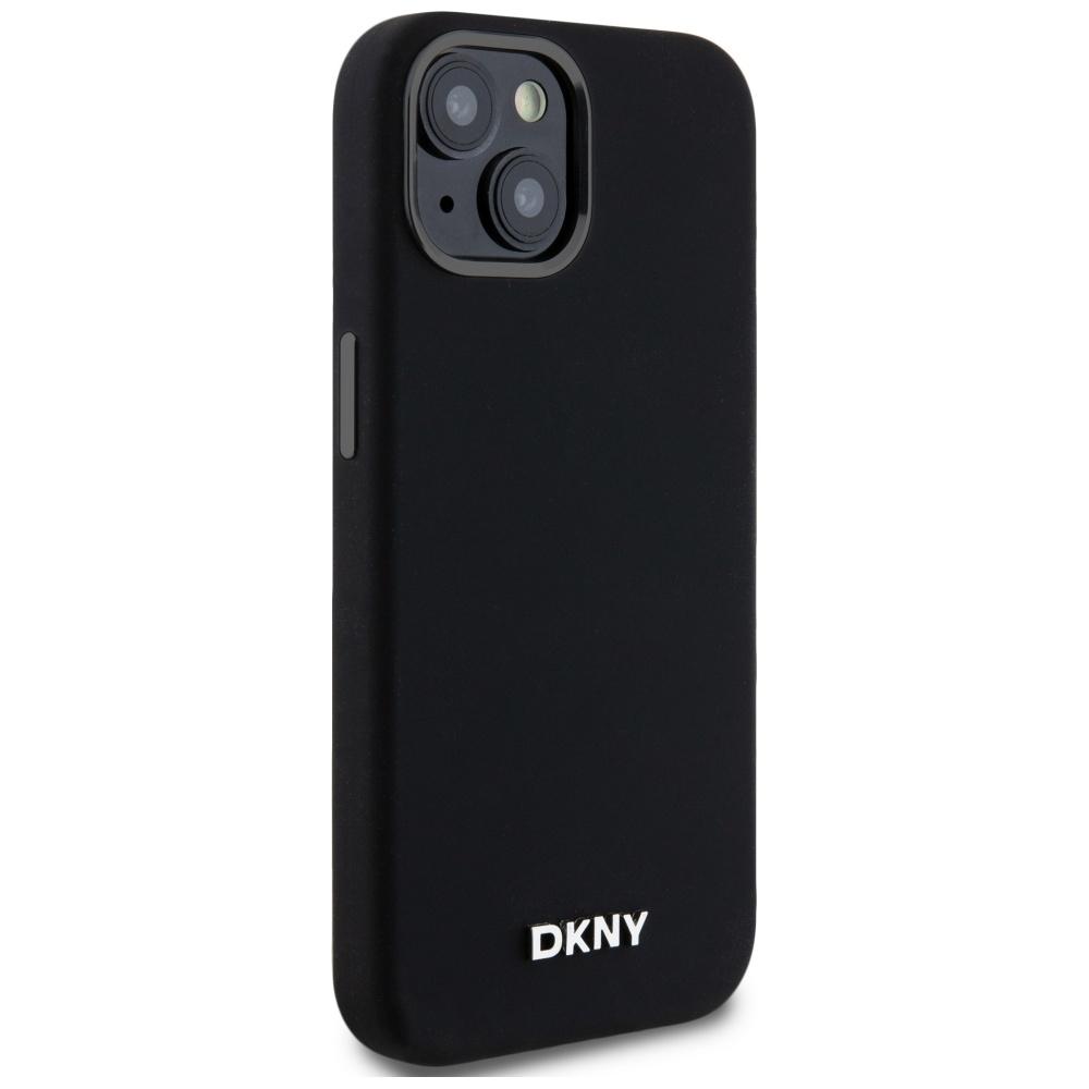 Etui do iPhone 14 DKNY Liquid Silicone MagSafe Czarne