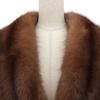 Отличная шаль из натурального меха MITSUKOSHI С офисом Соболь SABLE Женщины Б/У