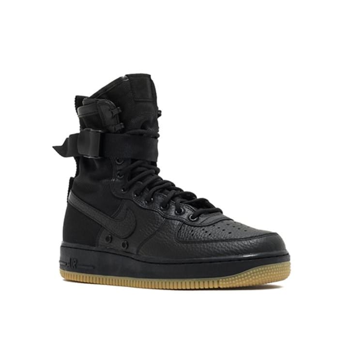 Nike Sf Air Force 1 Черный с Каучуком С Сумкой 2017 864024-001