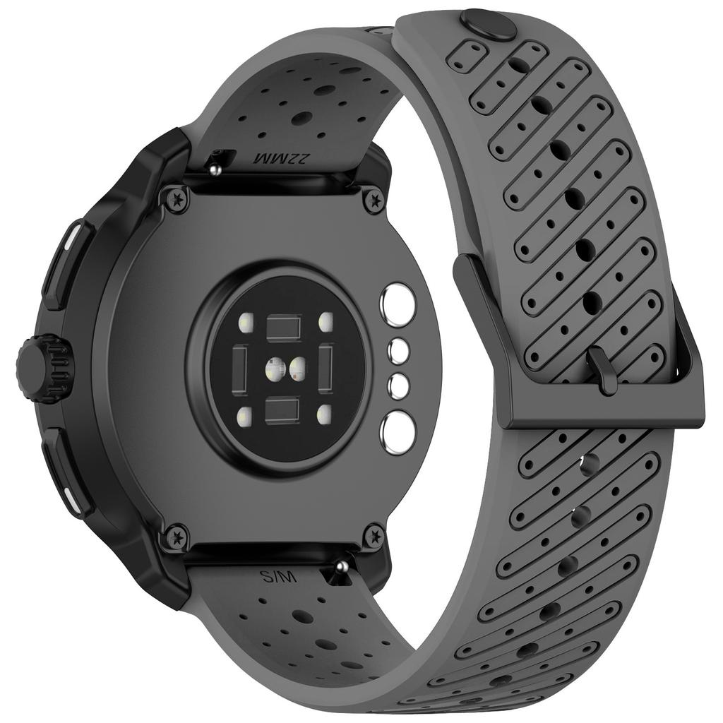 22mm Silicone Wristband Strap For Suunto 5 9 Peak Pro / Vertical 2 / RACE S / Run / Ocean Replacement Watch Band Bracelet