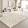 Cream Style Rugs for Bedroom Thick Washable Lounge Floor Mat Large Area Living Room Decoration Plush Carpet Home Fluffy Soft Rug