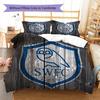 Sheffield Wednesday Football Club Pattern Bedding,Quilt Set Quilt Cover Pillowcase Home Birthday Gift (1 * duvet cover + 2 * pillowcase, without core)