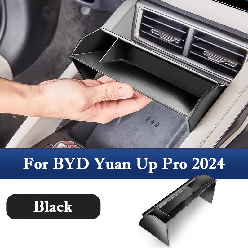 For BYD Yuan Up Pro 2024 2025 Car Under Central Air Outlet Storage Box Air Conditioning Outlet Card Storage Interior Accessories