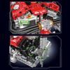 Mould King 10169 Технические Автомобили Игрушки Моторизованный Двигатель V12 Строительные Блоки Сборка Гоночный Автомобиль Набор Кирпичей Рождественский Подарок для Детей