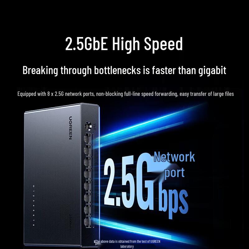 UGREEN 8-Port 2.5G Ethernet Switch