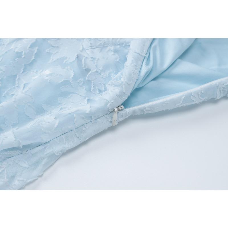 Летнее женское сексуальное платье-халтер с завязками на шее и жаккардовым узором Pure Desire с высокой талией для похудения