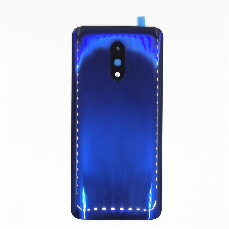 6.41" Для Oneplus 7 Стеклянная задняя крышка аккумулятора Ремонт Замена Задняя панель телефона с объективом камеры
