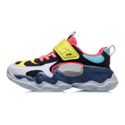 Li Ning Детская спортивная серия Lifestyle Веселая одежда для детства Износостойкие Дышащие Легкие Кроссовки Детские Кроссовки Розовый Желтый Синий YKCQ094-5