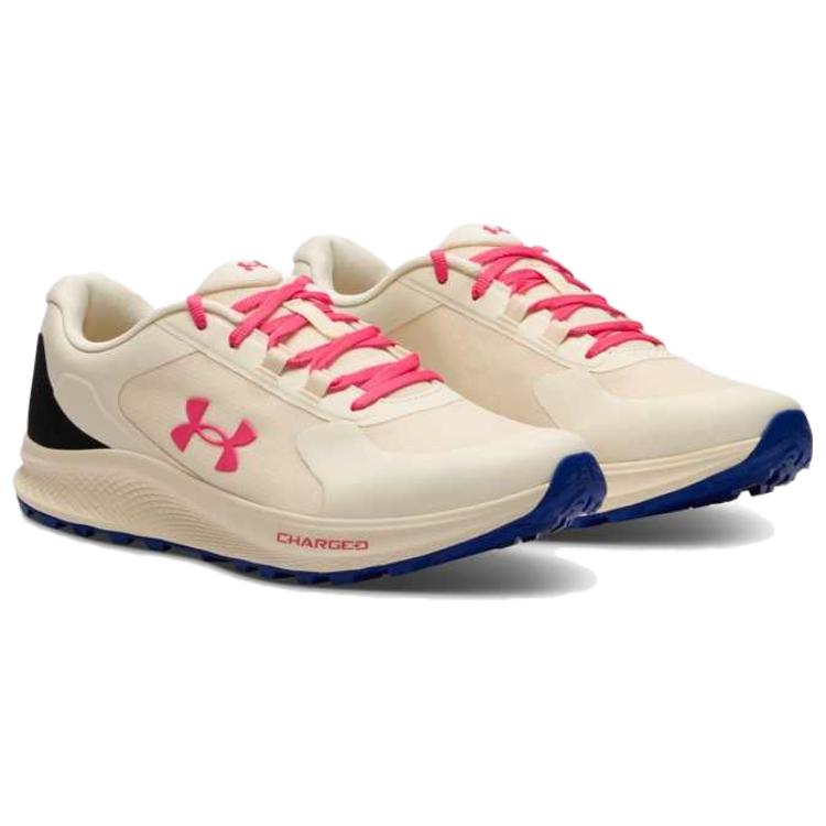 Under Armour Charged Bandit Trail 3 Модные Удобные Дышащие Низкие Кроссовки Мужские кроссовки Молочно-белые 6007221-142