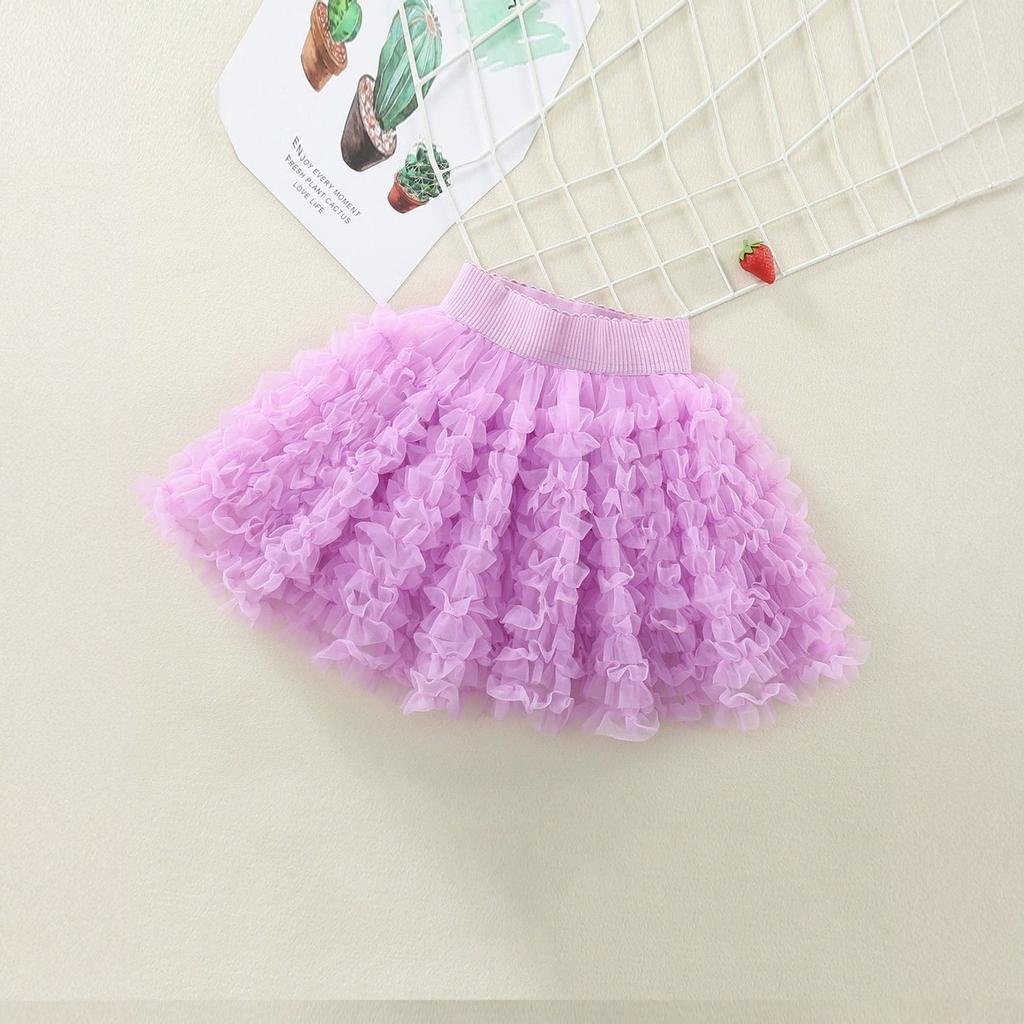 Универсальная юбка принцессы для девочек - Пышная короткая юбка для детей