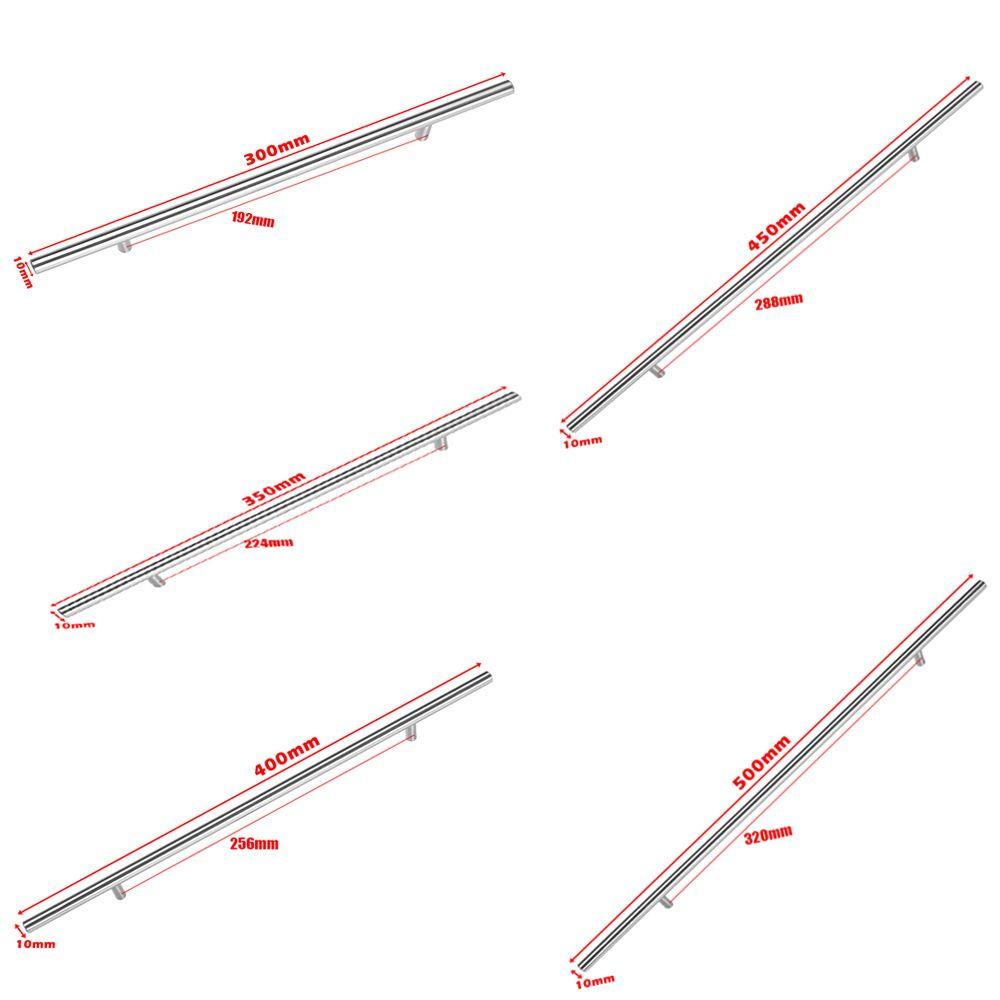 Component Cabinet Handles Hardware Door Knobs Stainless Steel  Knobs Wardrobe Pulls T-Bar Handle