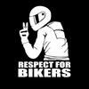 1 шт. 15x11 см Наклейка Respect Biker для автомобиля, мотоцикла, виниловые 3D-наклейки, мотоциклетные виниловые 3D-наклейки и наклейки, мото-наклейки