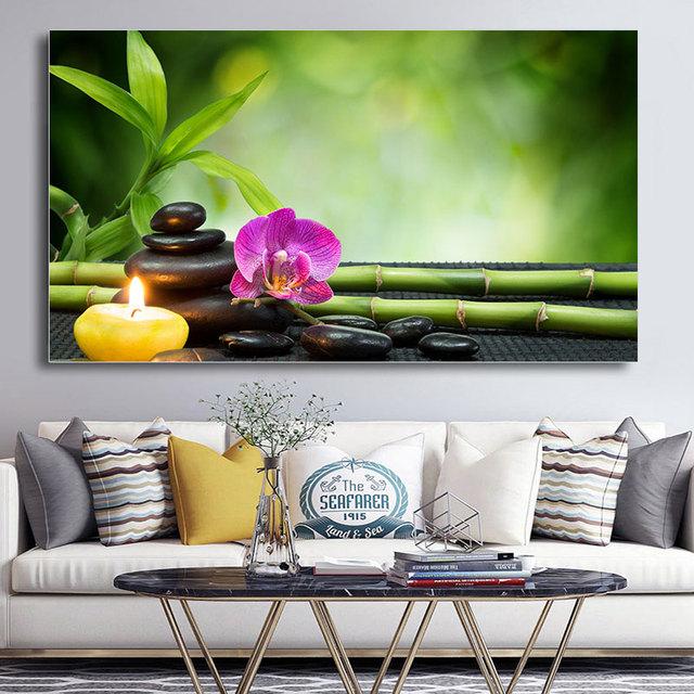 Статуи Будды, постеры и принты, холст, живопись, квадро, буддизм, бамбуковый лес, дзен, настенные художественные фотографии для декора гостиной