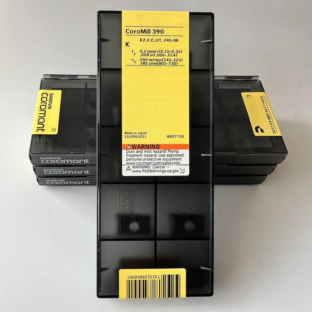 SANDVIK / R390-170408M-KH 1220 / Original Swedish hard alloy blade 10 Pcs
