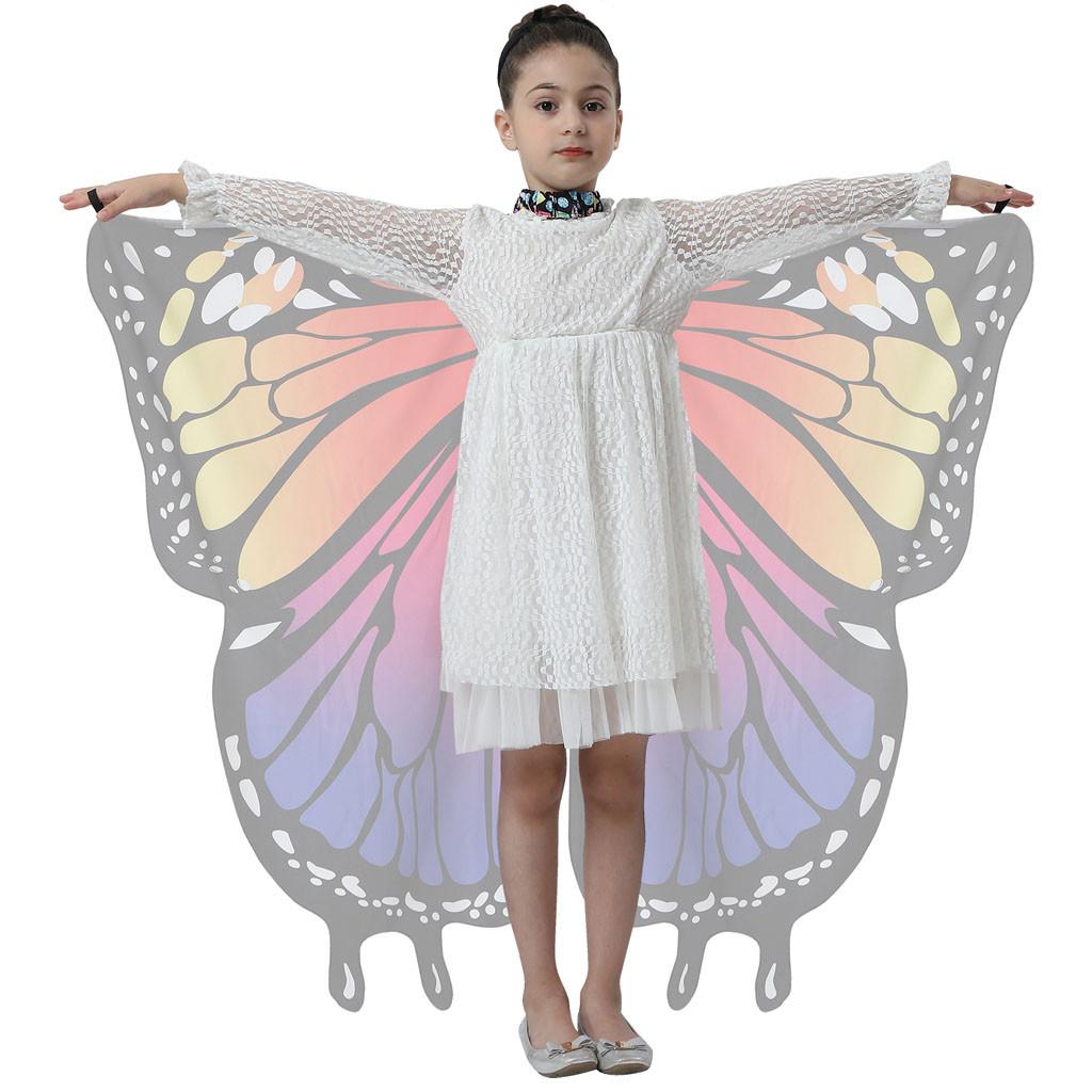 Детская шаль-бабочка, женская накидка, аксессуар для костюма