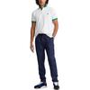 Polo Ralph Lauren SS22 Полосатые зауженные повседневные брюки мужские низ темно-синего цвета MNPOPNT14G20357-410