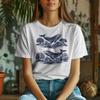 Whale Swimming Ocean Vibes T-Shirt, Coral Reef Tee, Underwater Wildlife Top