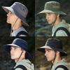 Wide Brim Fishing Hat Foldable Fisherman Hat Fashionable Western Cowboy Hat  Outdoor Camping