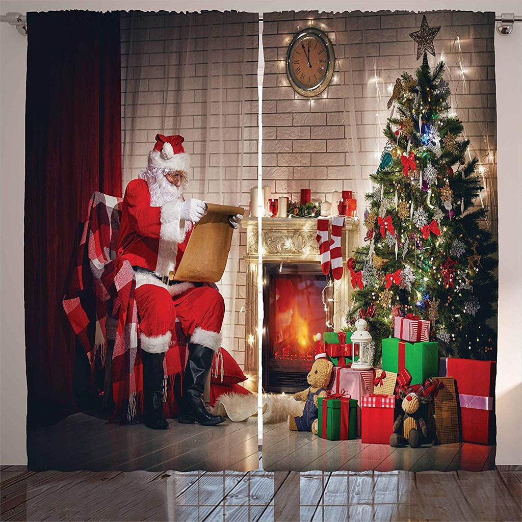 Анимированный Милый Снеговик С Рождеством Красные Зеленые Оконные Панели Шторы Для Детской Спальни Гостиной Ванной Комнаты Кухни Двери Домашний Декор