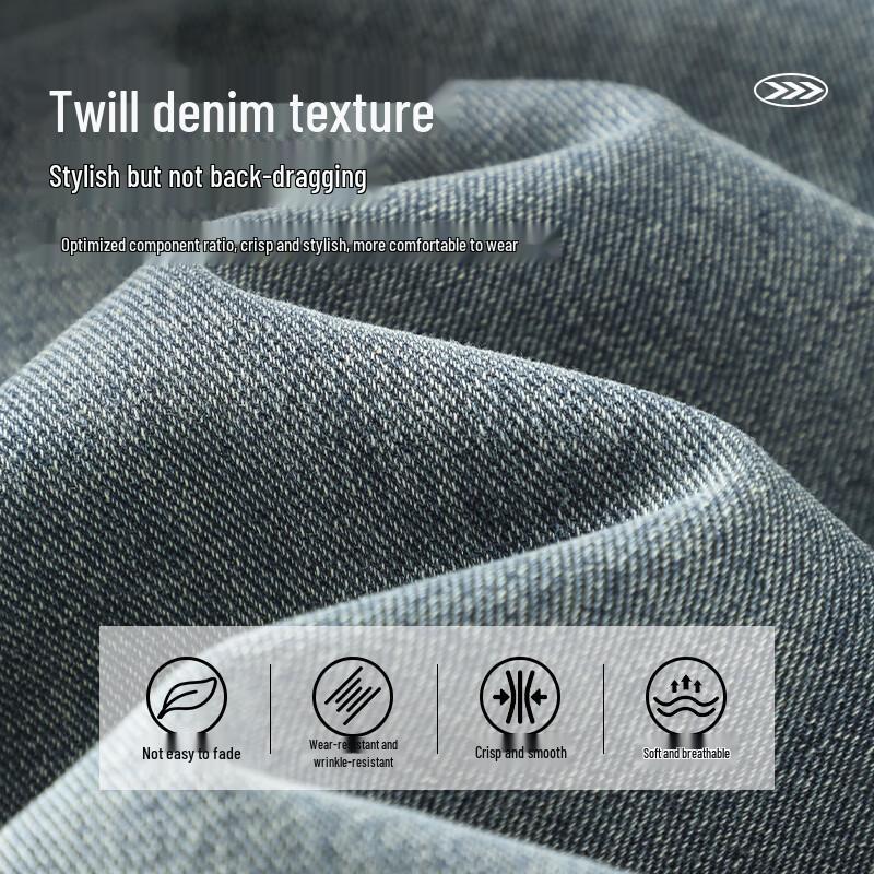 Мужские джинсы прямого кроя Jeanswest, выстиранные, винтажный синий