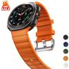 Официальный силиконовый+нейлоновый ремешок для Samsung Galaxy Watch Ultra 47 мм, функциональный спортивный ремешок-браслет для Galaxy Watch 7 Ultra 47 мм