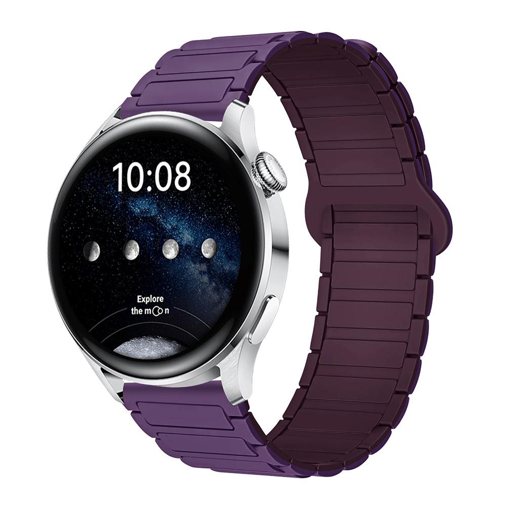 18mm 22mm 20mm Magnetic Silicone Strap For Samsung Galaxy Watch 7 6 5 4 44mm 40mm Sports Band For Galaxy Watch 4 6 Classic 47mm Huawei GT 4/5/6 41mm