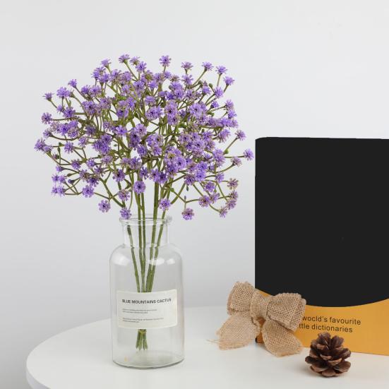 6 шт., искусственные гипсофила, реалистичные цветы, многоразовые, тонкая работа, невыцветающие искусственные растения, домашний декор