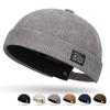 Solid Color Brimless Hat Corduroy Hip Hop Hat Fashion Dome Melon Cap  Unisex