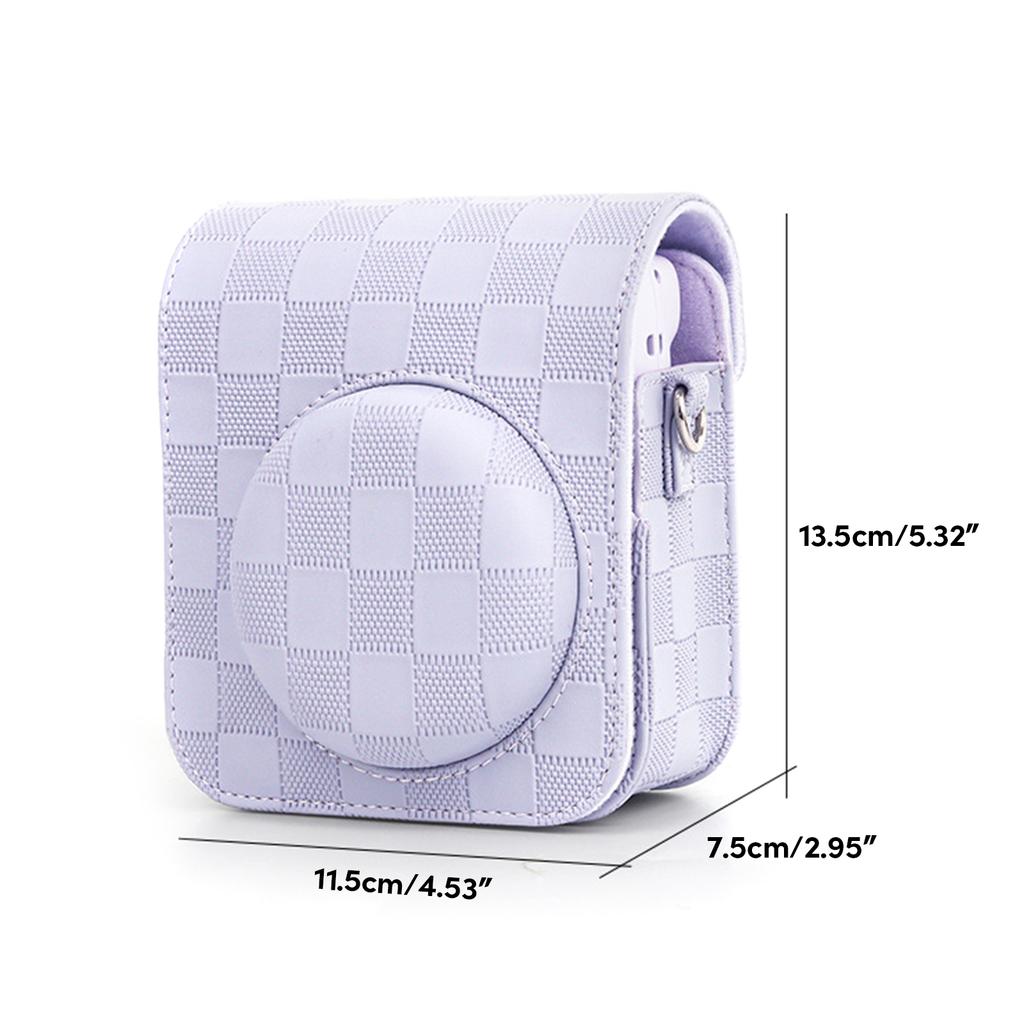 Портативная сумка для камеры, небольшой чехол для камеры, сумка через плечо из искусственной кожи, модный чехол для камеры Mini12