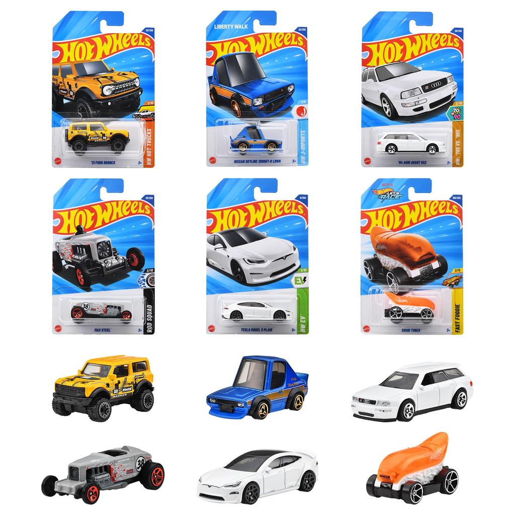 Hot Wheels Базовые машинки Ассортимент F Игрушка-машинка Мини Возрастные машинки, Коробка на 36 машинок, 3+, Многоцелевой, 98PF-C4982