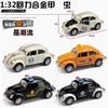 1:32 Alloy Beetle Classical Car Model Police Car Taxi Racing Car Model