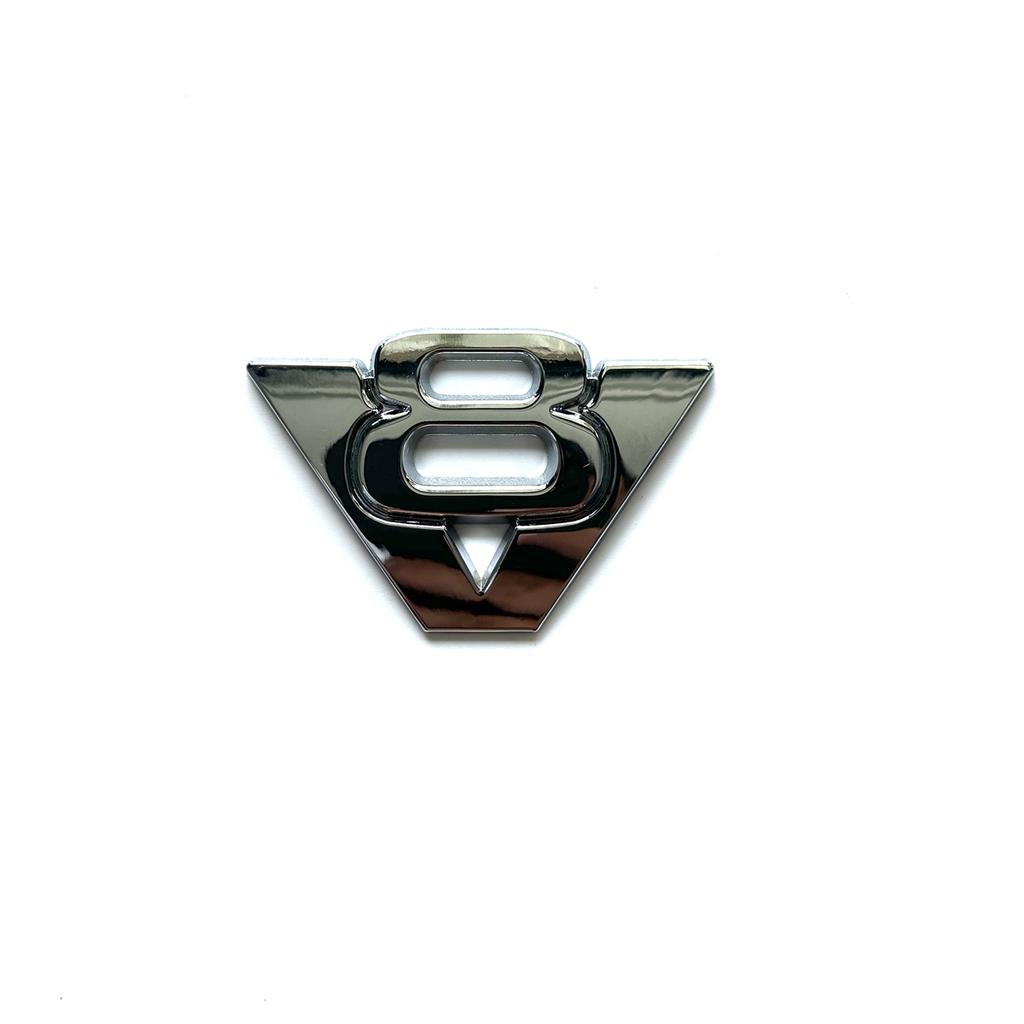 3D Metal Car Styling V6 V8 Displacement logo Fender trunk Rear Decal Emblem Badge Sticker