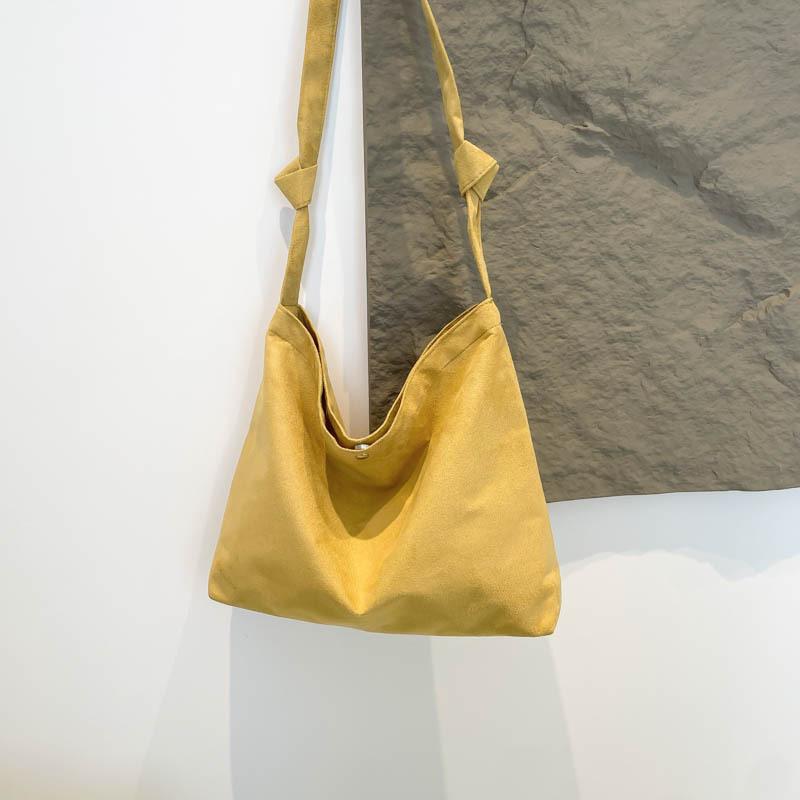 Сезонная матовая замшевая сумка-тоут, большая вместимость, повседневная сумка через плечо, модная, высококачественная женская сумка