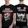Мужская футболка Bad Religion Уличная одежда Хлопковые футболки Пляжная футболка с круглым вырезом Харадзюку Футболки с принтом Оверсайз топы