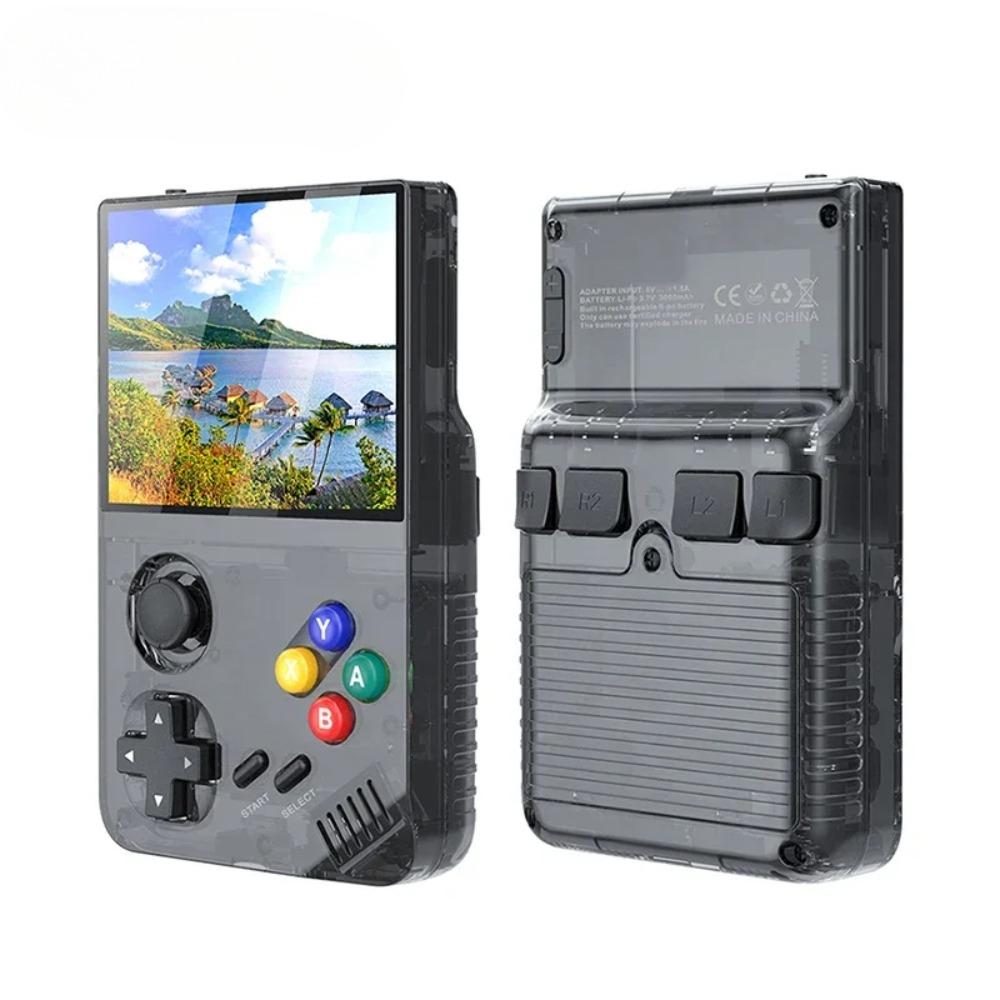 Портативная игровая консоль M19 с телевизором и экраном 3,5 дюйма, портативная консоль R36S на 64 ГБ