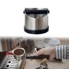 Coffee Knock Box Espresso Machine Accessory Ground Bin Grind Waste for Office
