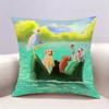 FFlow  Movie Black Cat  Doublesided print Pillow Case for Sofa Living Room Home office Decor Protective Cover