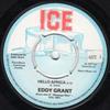 7inch Record EDDY GRANT  Hello Africa  Neighbour Neighbour GUY1 ICE 1977 UK Reggae Ska  Dub Used