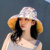 TWINFLAMES Summer Women's Fashion Double-sided Fisherman Hat Outdoor Tide Sunscreen Sun Hat