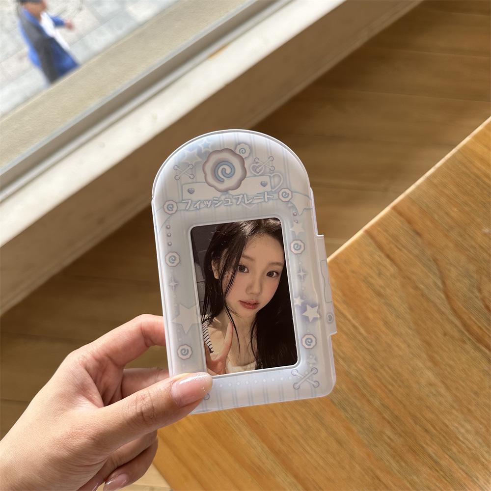 Hot Heart Fish Cake 3-Inch Instant Camera Photo Album & Card Holder for Idol Photocards