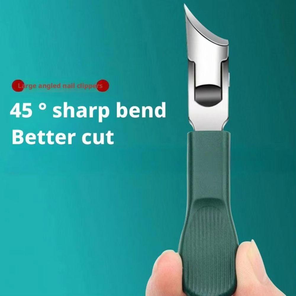 Ножницы для ногтей с косым лезвием и защитой от брызг, клюв орла, новые маникюрные инструменты