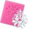 DIY Sugar Craft Frame Border Silicone Mold Scroll Relief Fondant Cake Decorating Tools Cupcake Baking Candy Chocolate Moulds