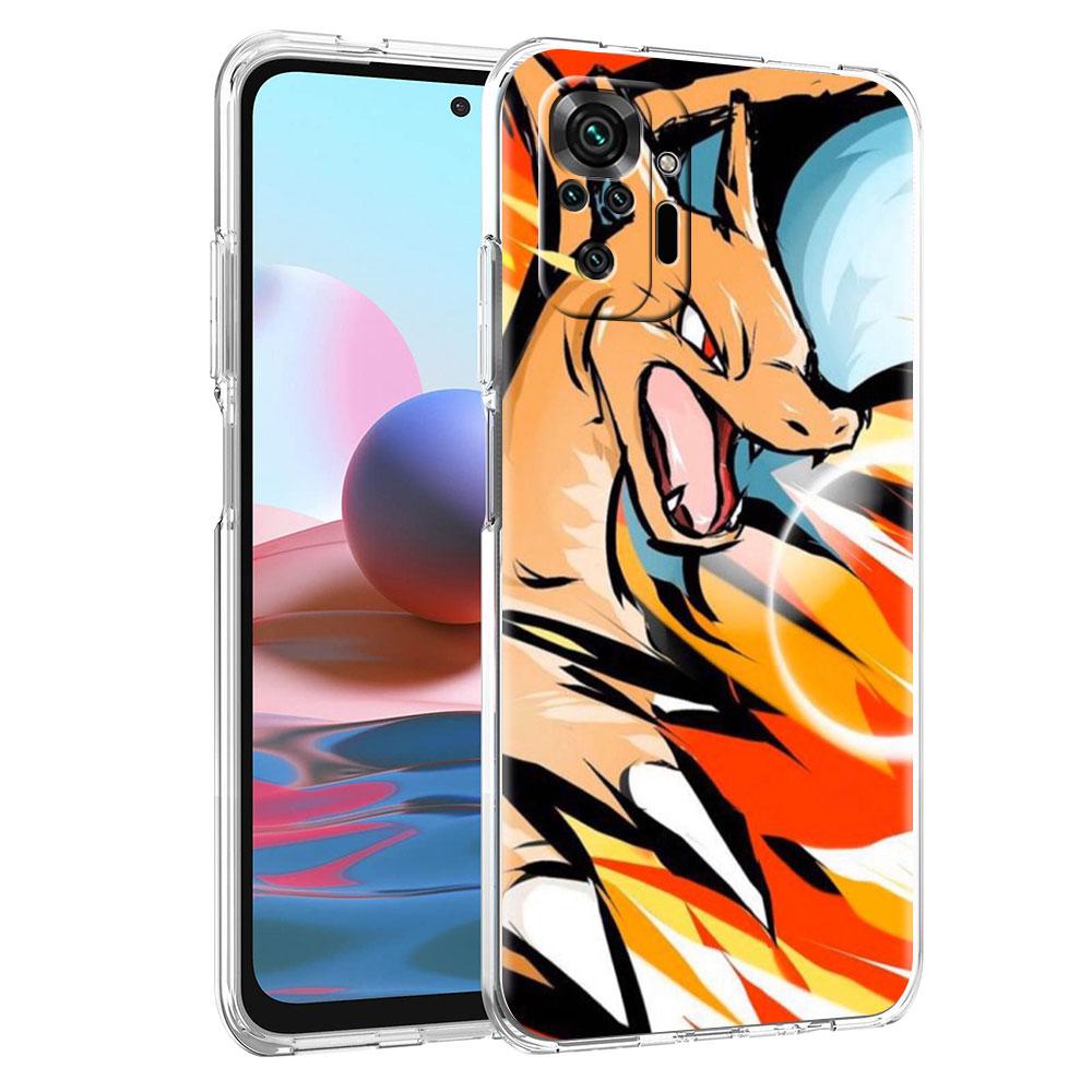 Прозрачный чехол с изображением аниме «Покемон» для Xiaomi Redmi Note 10 9 8 Pro 10S 9S 11 9A 9C 9T K40 10C 7 8T, мягкий силиконовый чехол для телефона Fundas