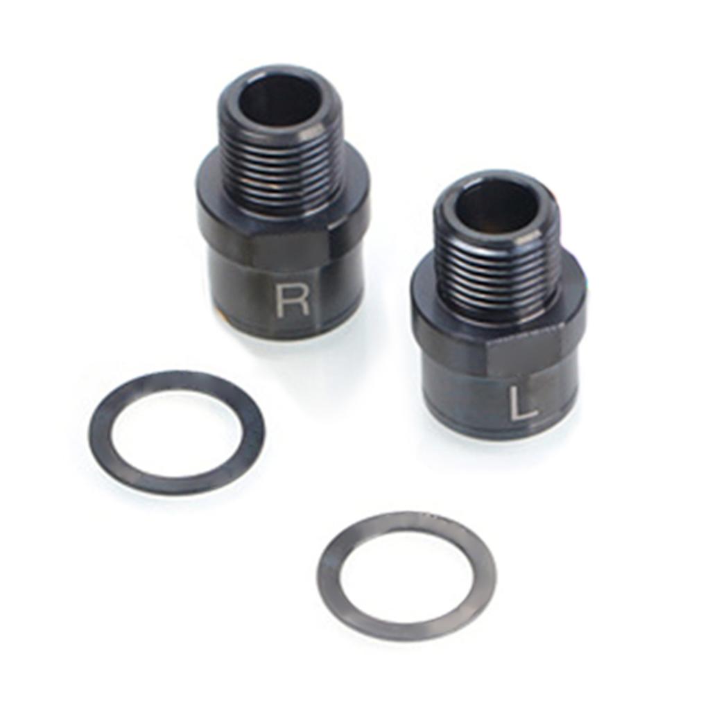 Bike Pedal Extender Cycle Pedals Adapters Bike Pedal Extension Shaft for Road Bike