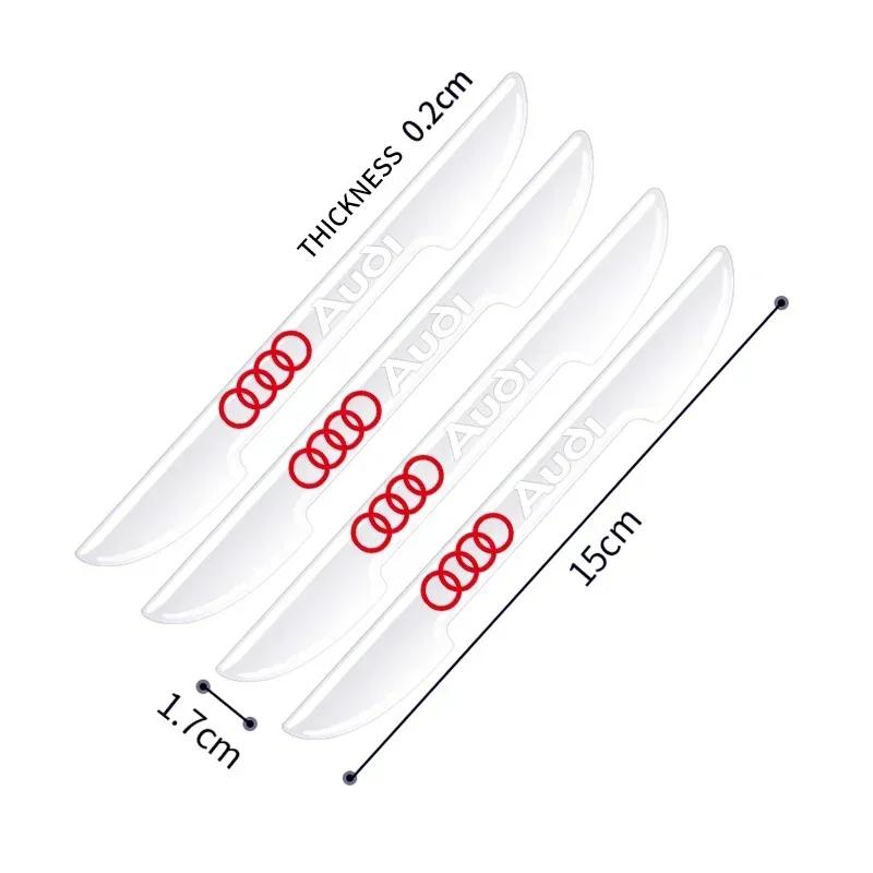 Car Body Edge Anti Scratch Collision Protection Strip Stickers For tt Sline A4 B5 B6 A3 8P 8V 8L A5 A6 C6 C5 A1 A7 A8 Q2 Q3 TT