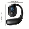 1 шт. беспроводные Bluetooth-наушники для бизнеса, мягкие, регулируемые, комфортные, HD-звонки с цифровым дисплеем, зарядный чехол, полуоткрытый дизайн для мобильных телефонов