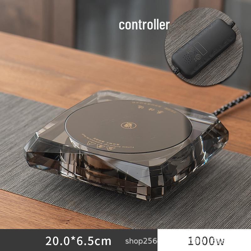 Электрический керамический чайный сервиз с индукционной плитой: Стеклянный кипятильник и пароварка для заваривания полезного чая