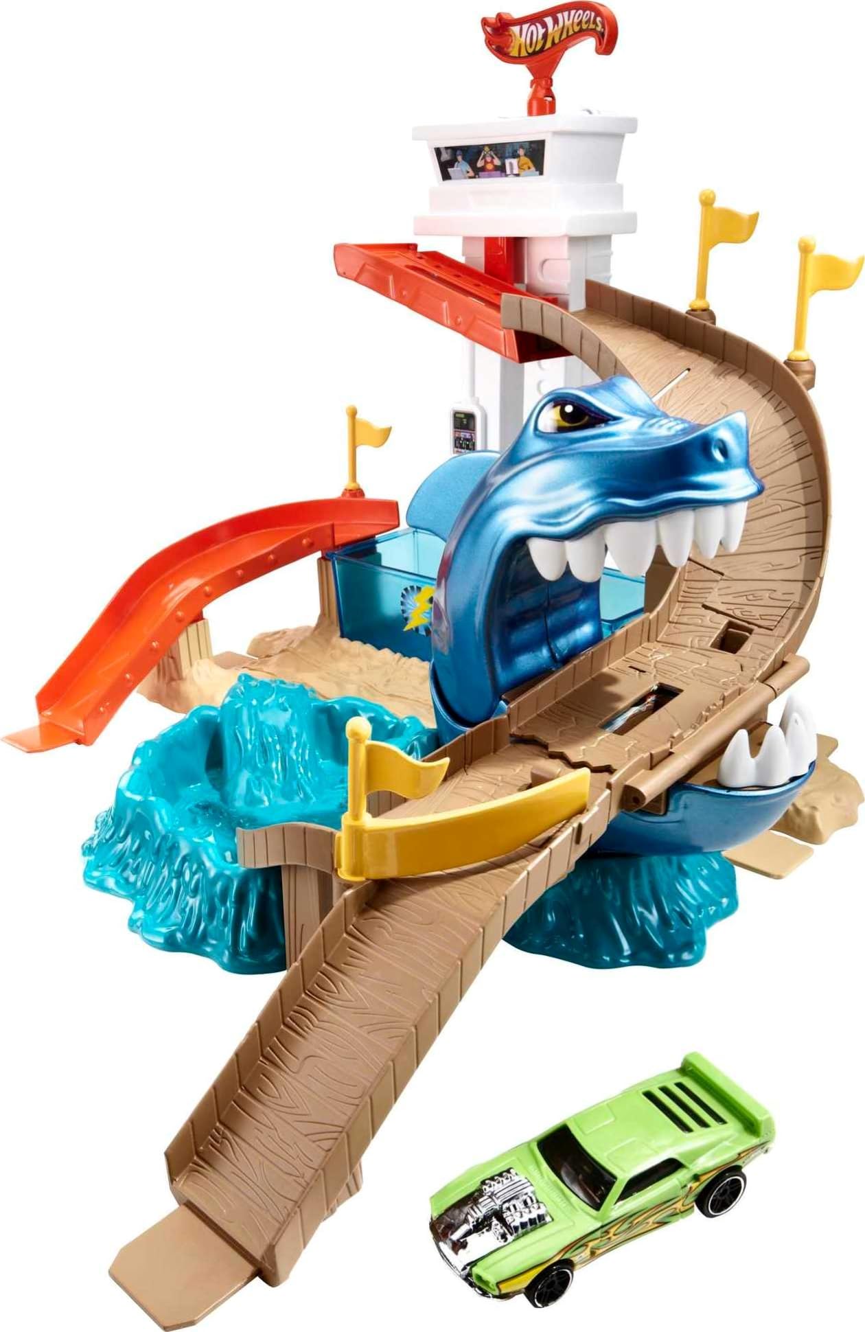 Hot Wheels Color Shifters Biting Shark Playset 1 4 и BGK04